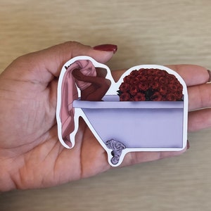 Self Care Girl Sticker, Cute Black Girl Sticker, Black Girl Stickers, Afro Girl, New Year Sticker, Relaxing Sticker, Gift for Readers
