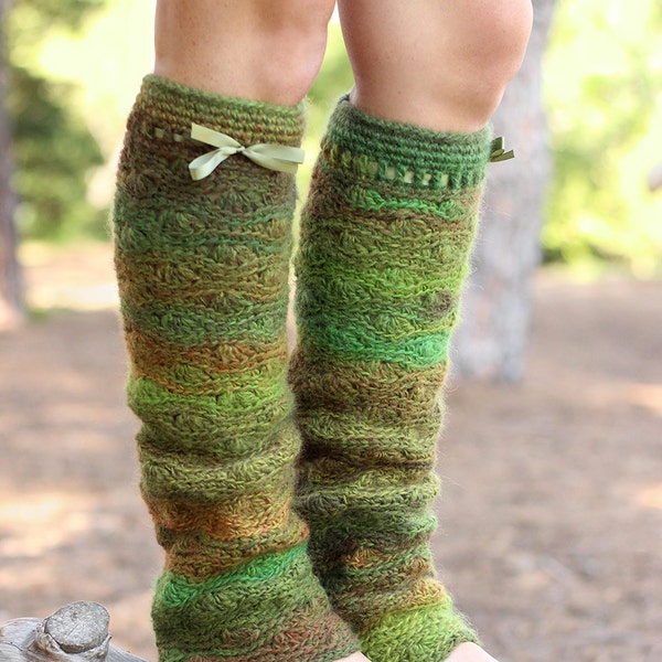 Crochet Pattern - Wilderness Leg Warmers - PDF