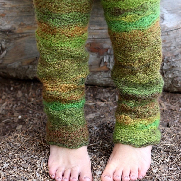 Crochet Pattern - Wilderness Leg Warmers - PDF