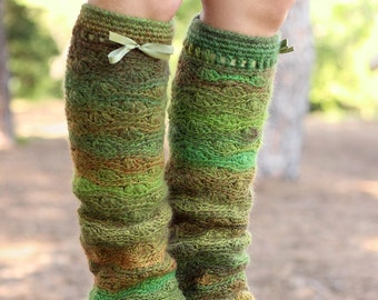 Crochet Pattern - Wilderness Leg Warmers - PDF