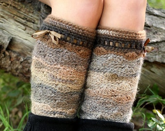 Crochet Pattern - Wilderness Leg Warmers - PDF