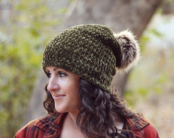 Easy Slouchy Beanie Hat Crochet Pattern 726 DIGITAL DOWNLOAD ONLY - Etsy