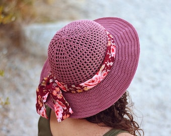 Crochet Pattern - Desert Sun Hat - PDF