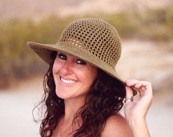 Crochet Pattern - Desert Sun Hat - PDF