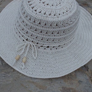 Crochet Pattern - Petals Sun Hat - PDF