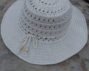 Crochet Pattern - Petals Sun Hat - PDF