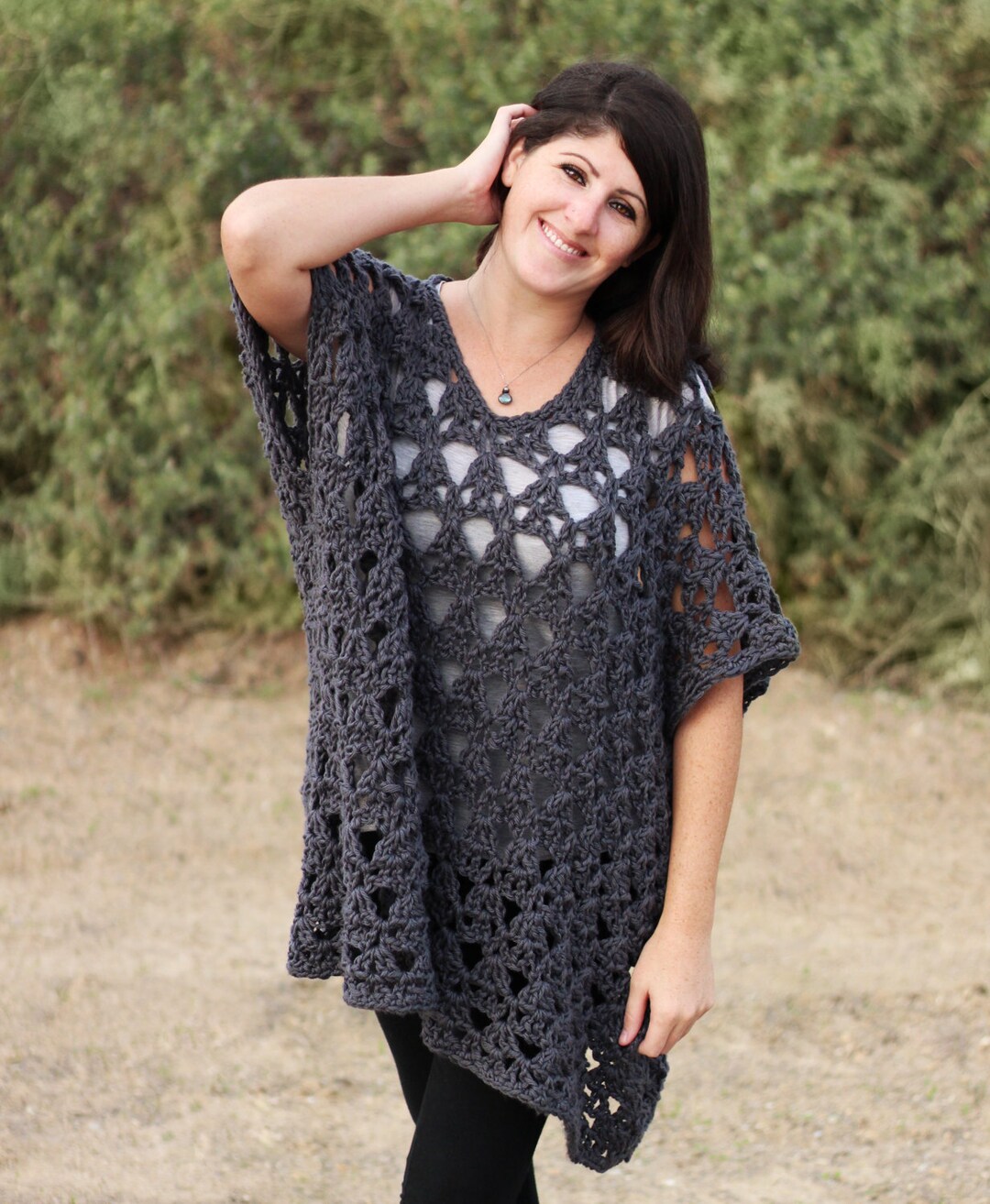 Crochet Pattern Point the Way Pullover PDF - Etsy