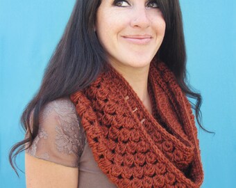 Crochet Pattern - Pinecone Cowl - PDF