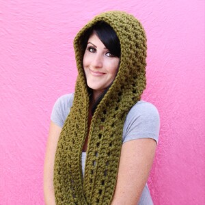 Crochet Pattern - Fireside Scoodie - PDF