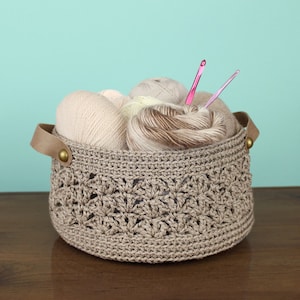 Crochet Pattern Beacomber Basket PDF image 1