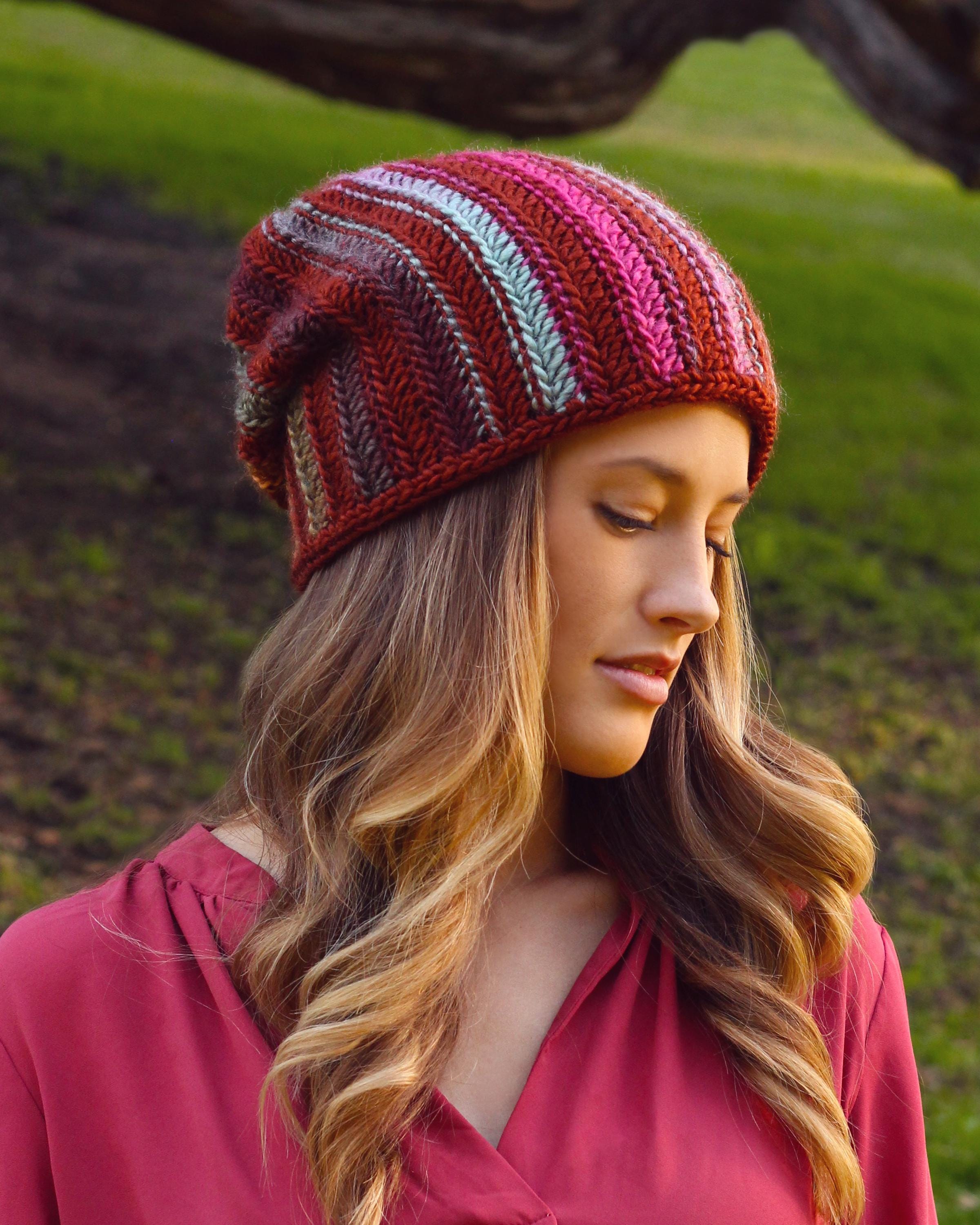 39 Hipster Slouchy Beanie Crochet Patterns for Stylish DIY Hats 25 Crochet Pattern Painted Desert Slouchy Beanie