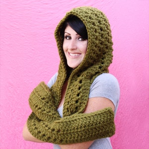 Crochet Pattern Fireside Scoodie PDF image 3