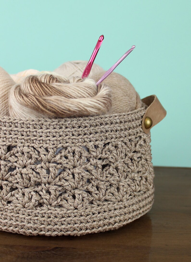 Crochet Pattern Beacomber Basket PDF image 3