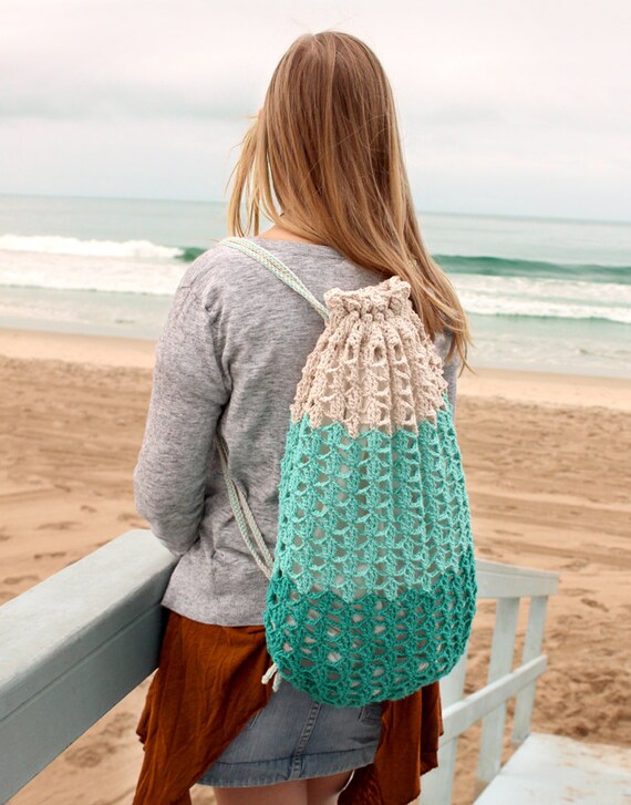 Crochet Pattern - Seafoam Beach Backpack - PDF - Etsy display picture 3