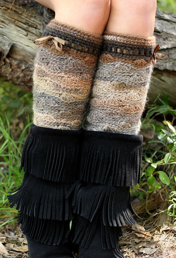 Crochet Pattern Wilderness Leg Warmers PDF 