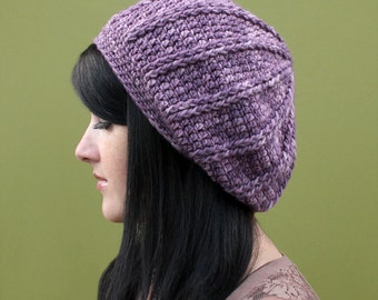 Crochet Pattern - Ferris Wheel Slouchy Hat - PDF