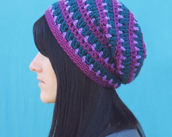 Crochet Pattern - Heartbeat Skully Hat - PDF
