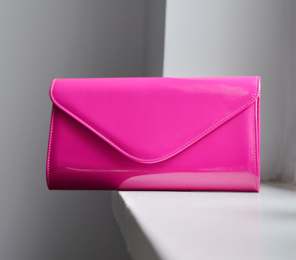 fuchsia clutch