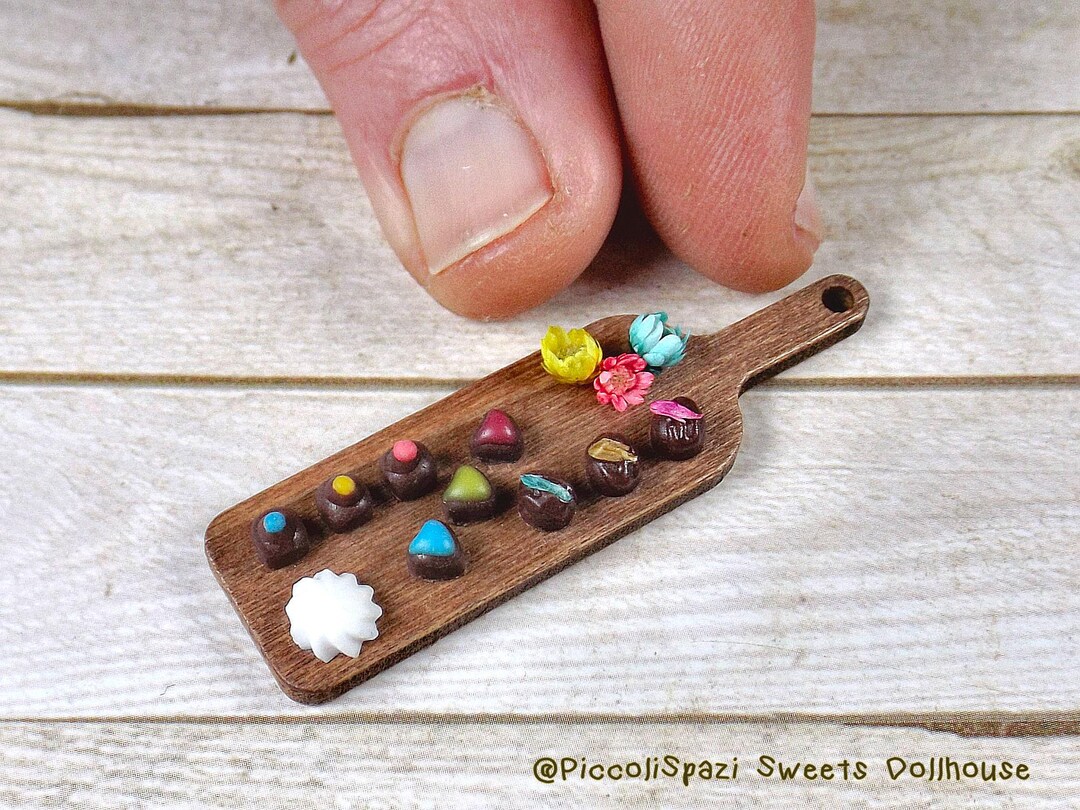 Sweets Miniature, Chocolate Bonbon, Doll's House Sweets, 1:12 Scale ...