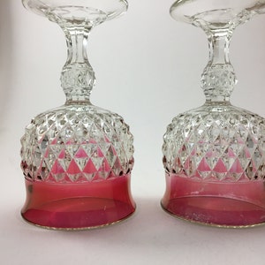 Indiana Glass Wine Goblets image 2