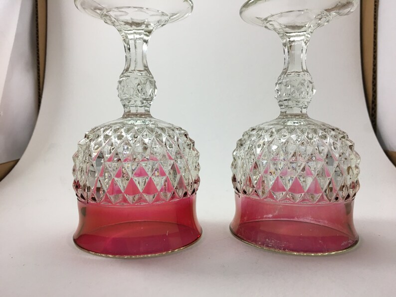 Indiana Glass Wine Goblets image 2