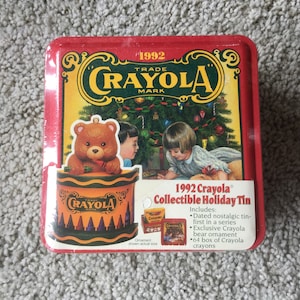 Crayola Collectible Holiday Tin