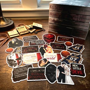 Devil's Night Sticker Pack | Dark Romance Four Horsemen Vinyl Decals (Die-Cut)