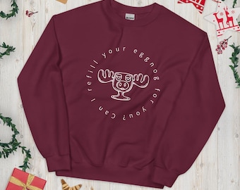 National Lampoon’s Christmas Vacation Sweatshirt – Wally World Moose Mug | Cozy Unisex Crewneck | Funny Holiday Quote | Clark Griswold Movie