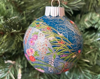 3 inch Handmade Japanese Chiyogami Yuzen Washi Christmas ornaments #2
