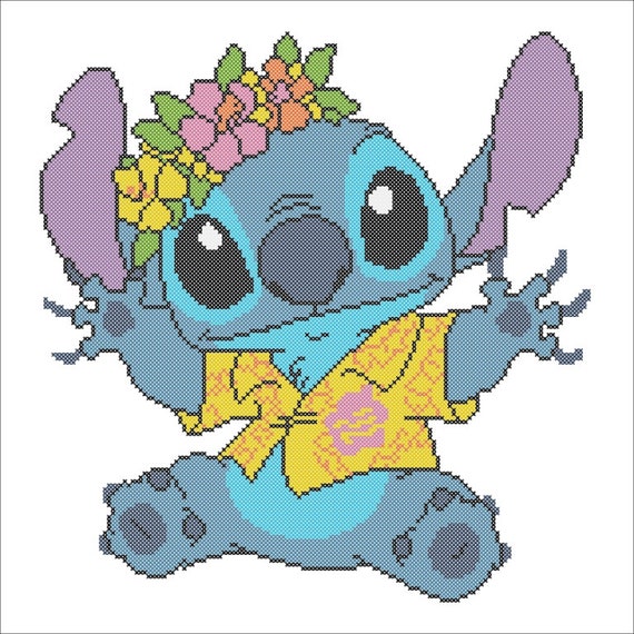Bogo Free Stitch Disney Lilo And Stitch Hawaii Wreath Modern Etsy
