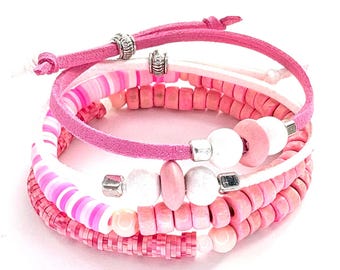 Creative Fun for Girls: Flower Town Bracelet Jewellery Making Kit – DIY Craft Gift