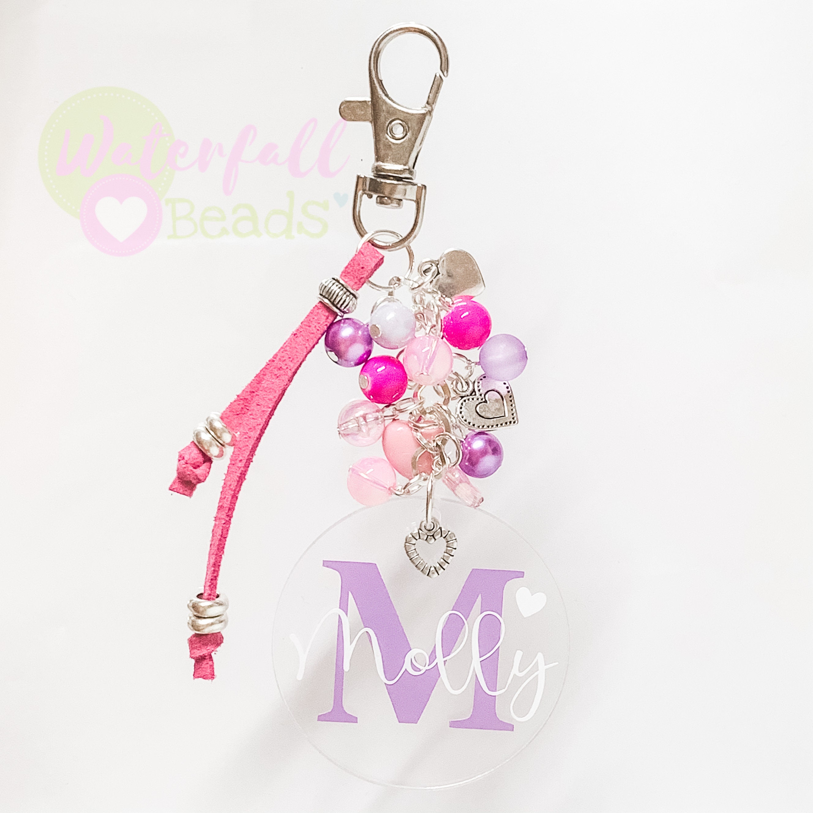 Personalised Beaded Bag Charm Kit for Kids and Adults DIY Etsy