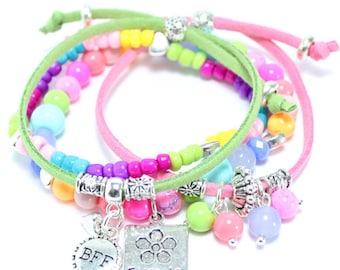 Friendship Bracelet Kit for Kids – DIY Jewellery Making Bead Set