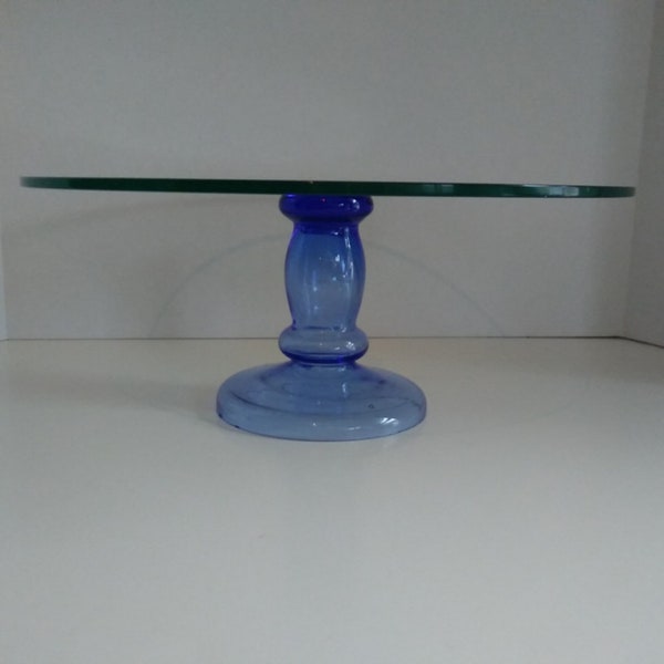 Blue Cake Stand Etsy
