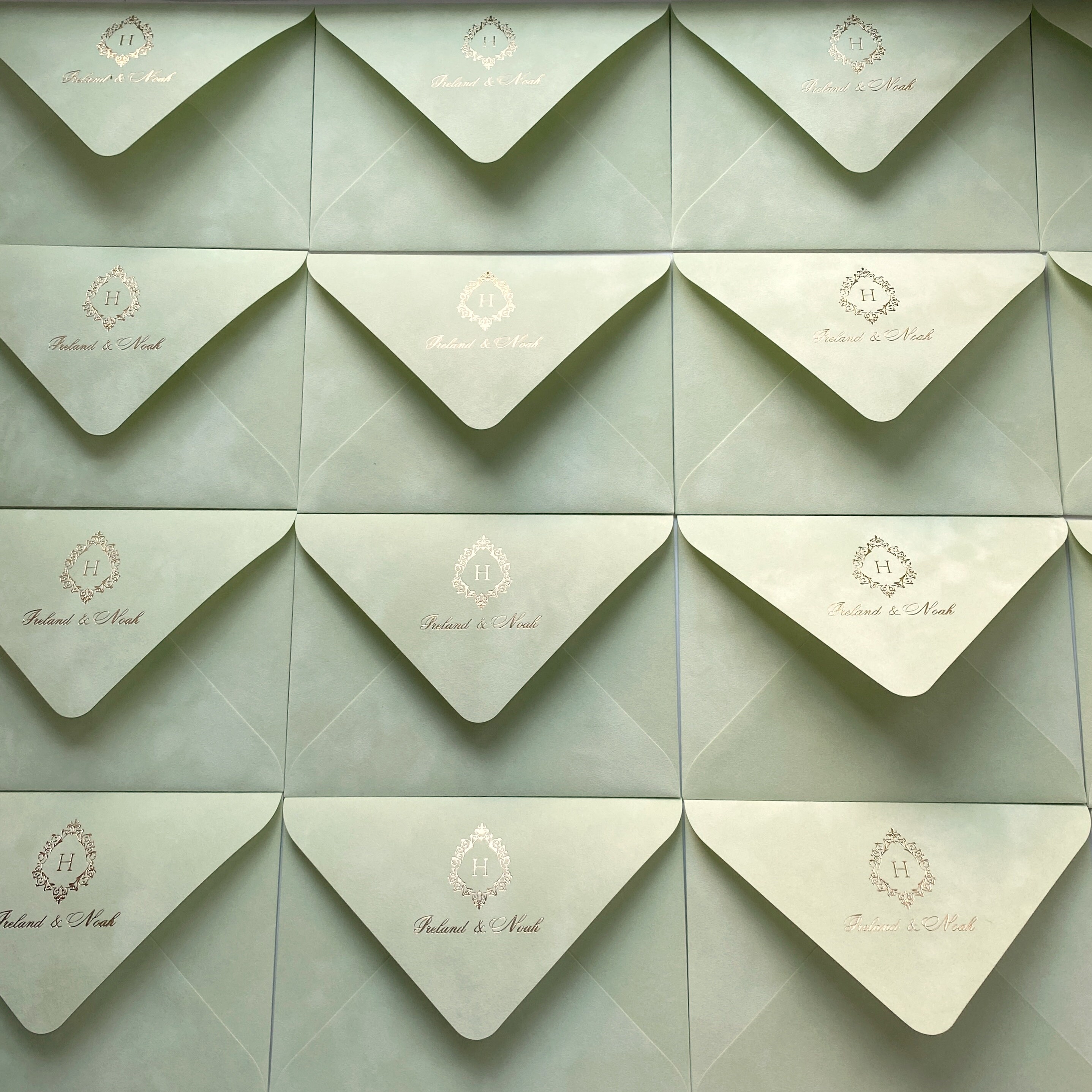 Velvet Envelopes 5x7 Velvet Envelope With Wedding Monogram Envelope for