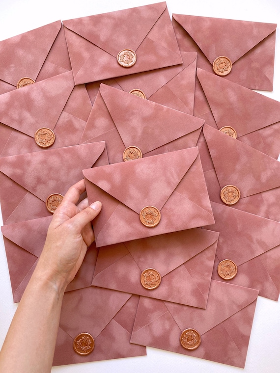 Velvet Envelopes / Envelope for Wedding Cards Velvet Envelope for