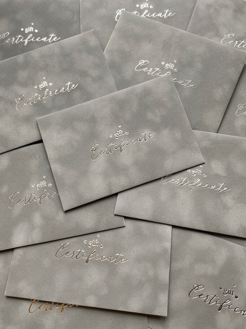 Embossing Velvet Envelopes / Envelope for Wedding Cards / Etsy