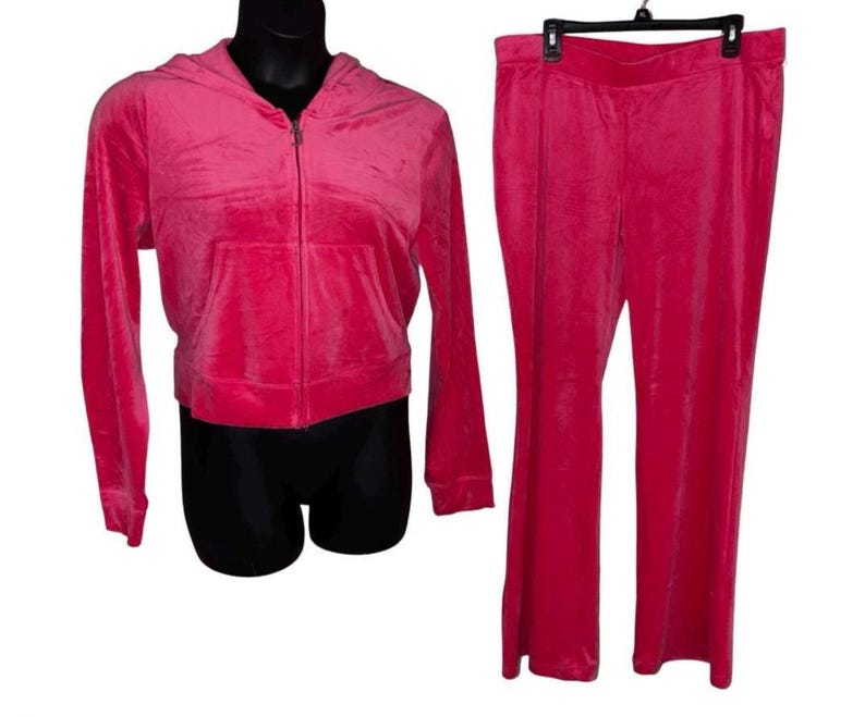 Custom Rhinestone Tracksuit Custom Rhinestone Velour Tracksuit Set
