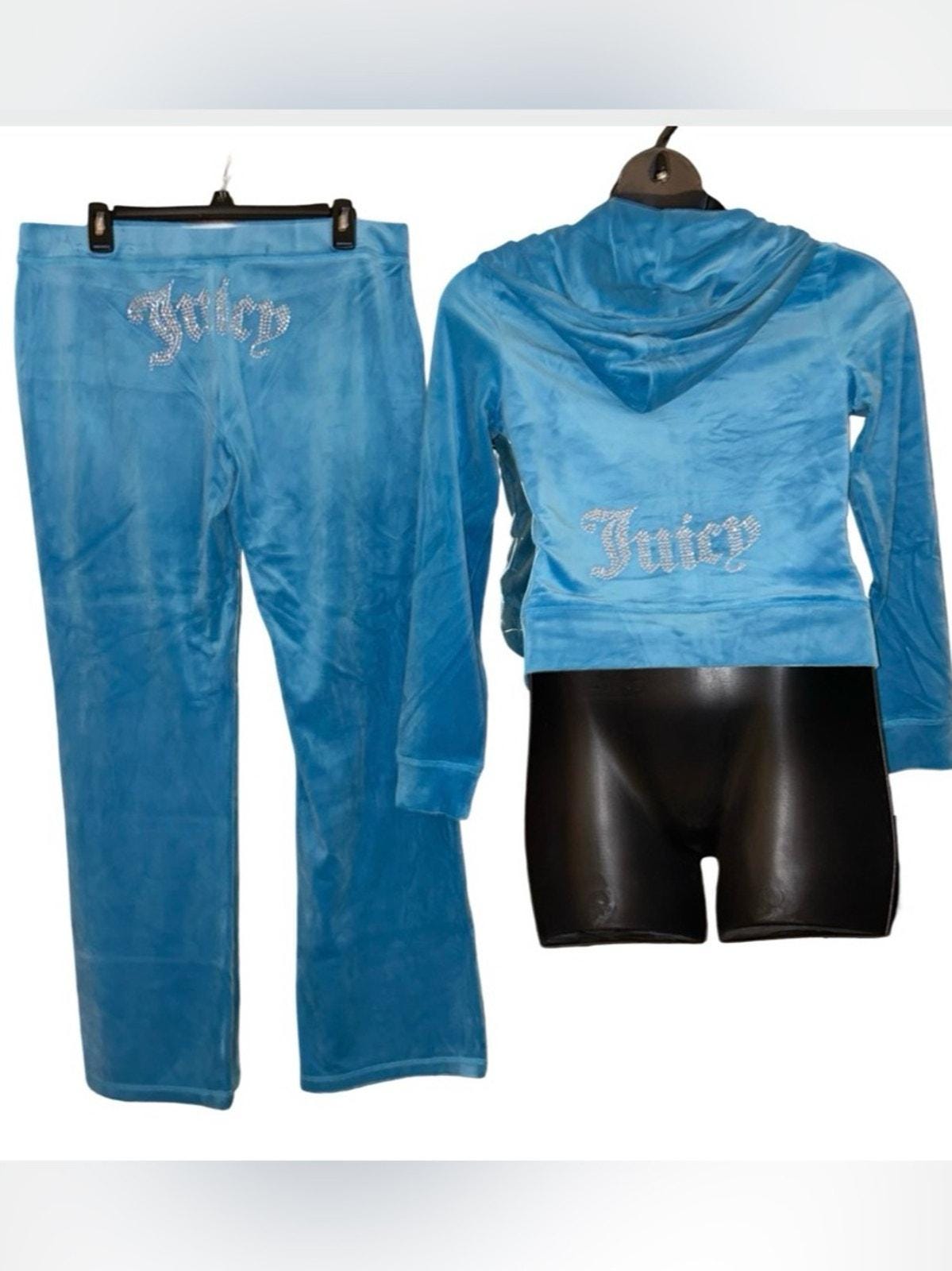 Juicy Couture Tracksuit Blue - Etsy