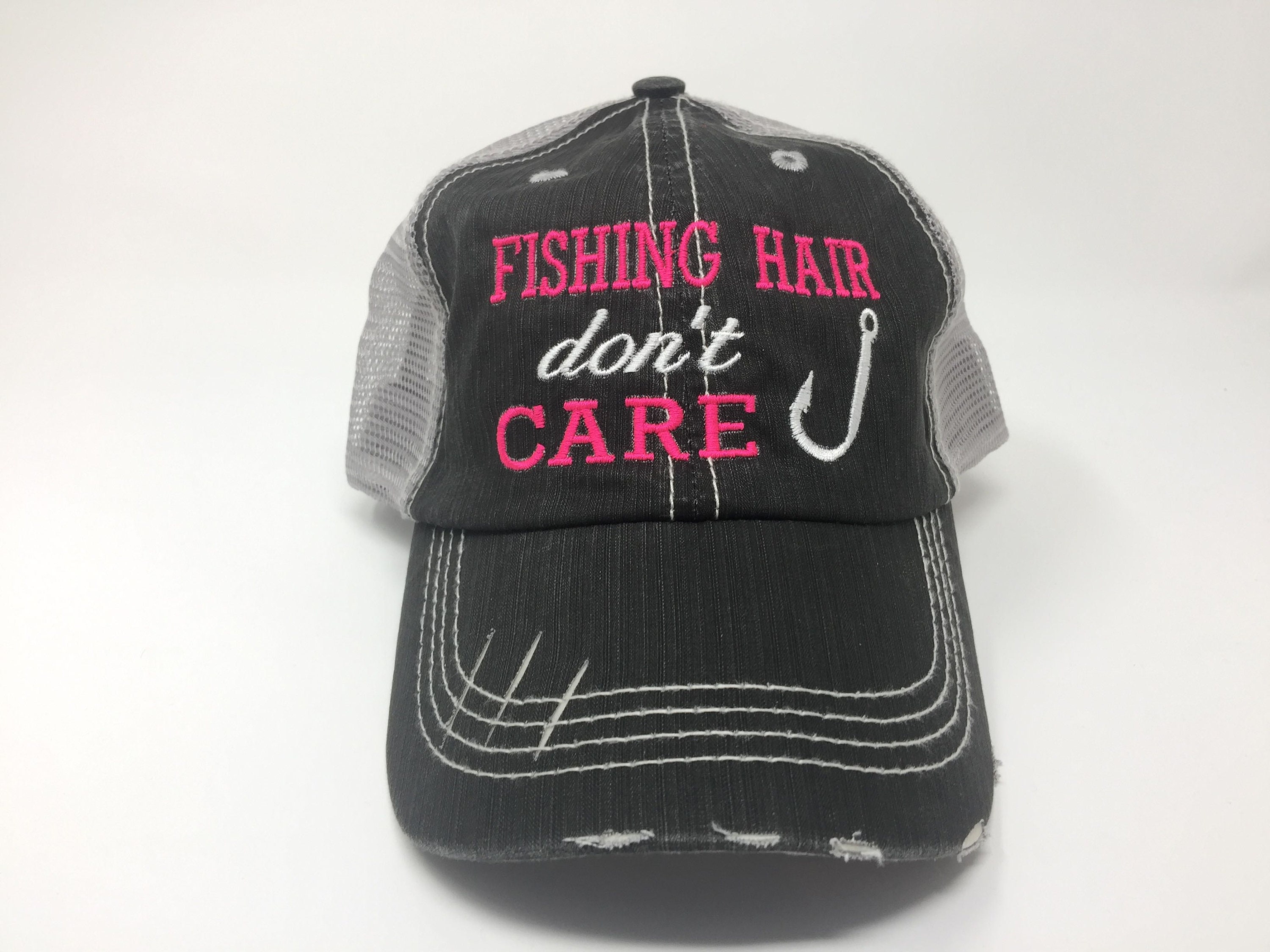 monogrammed fishing hat