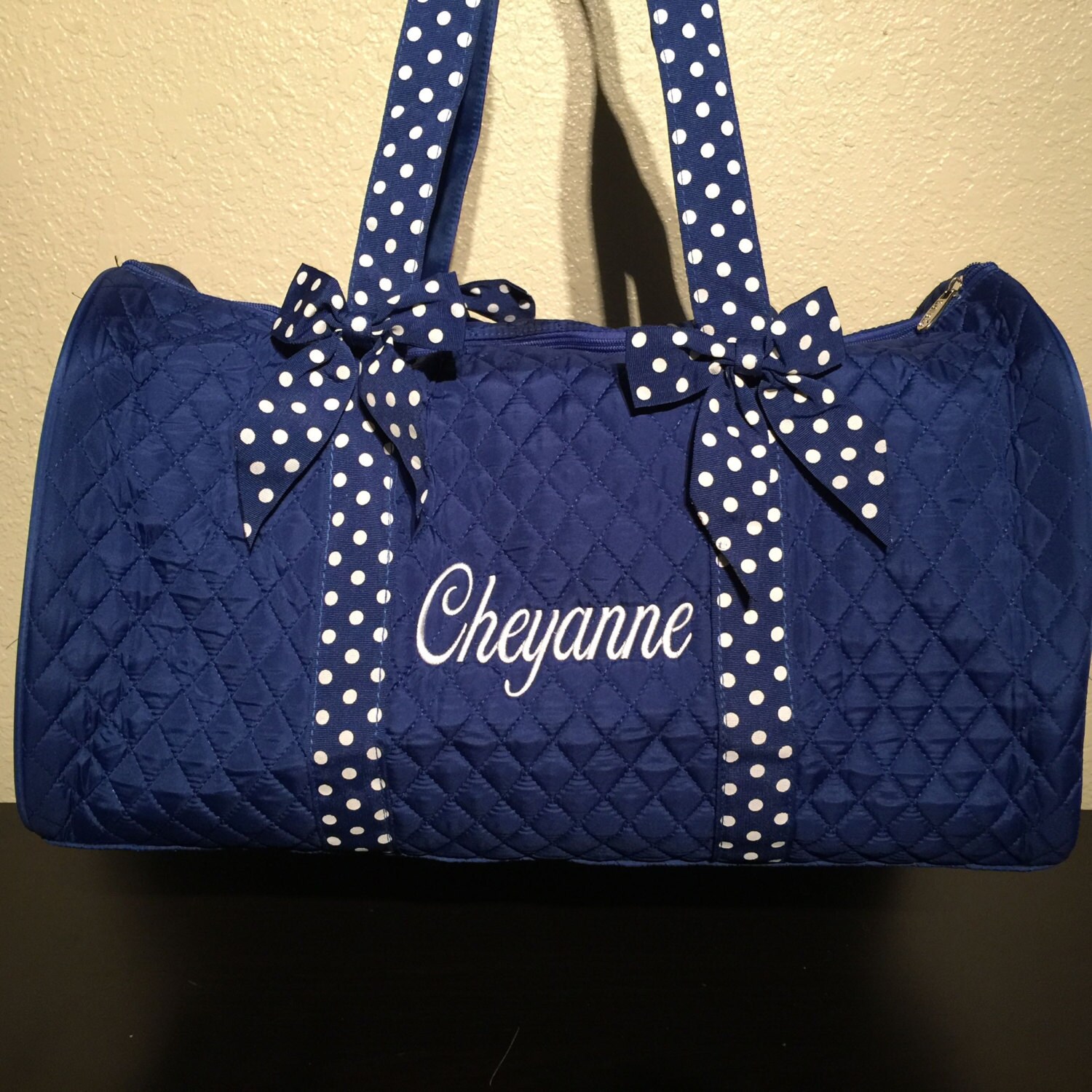 royal blue duffle bag