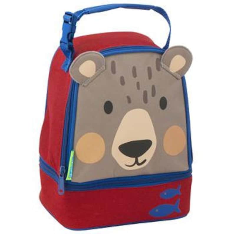 Stephen Joseph Lunch Pals Monogrammed Lunch Box for Boys Bear