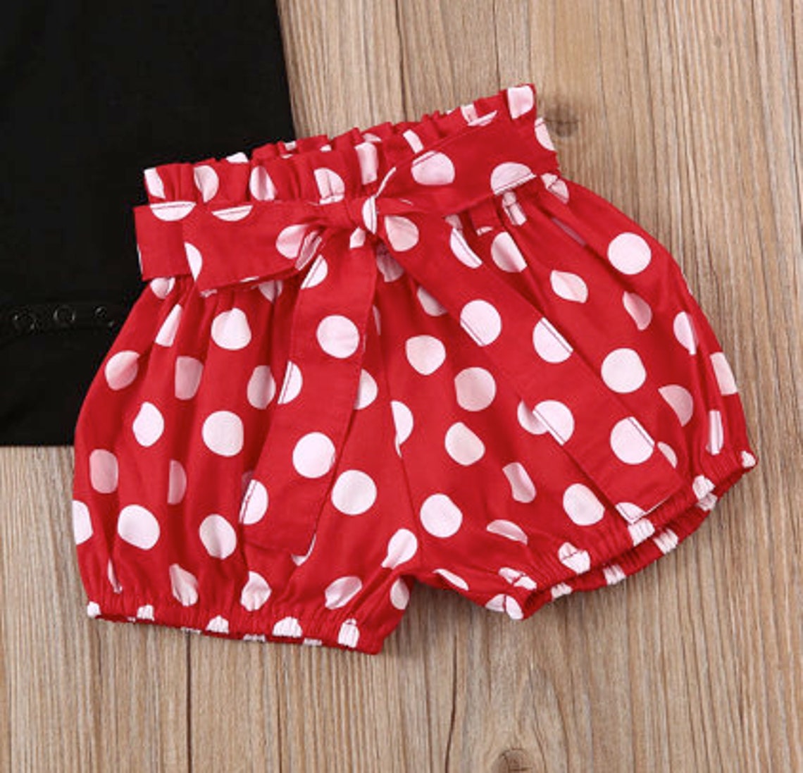 Red Polka Dot Bloomer Set Etsy