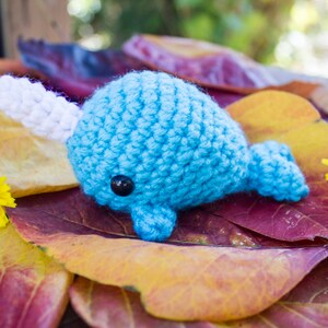 Narwhal Amigurumi Stuffed Plushie Toy