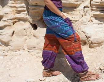 Yoga pants, harem pants, hippie pants, boho pants, baggy pants, loose pants ***NEW COLOURS*** - Enano (0066)