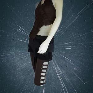 Steampunk leggings Burning Man style (0105)