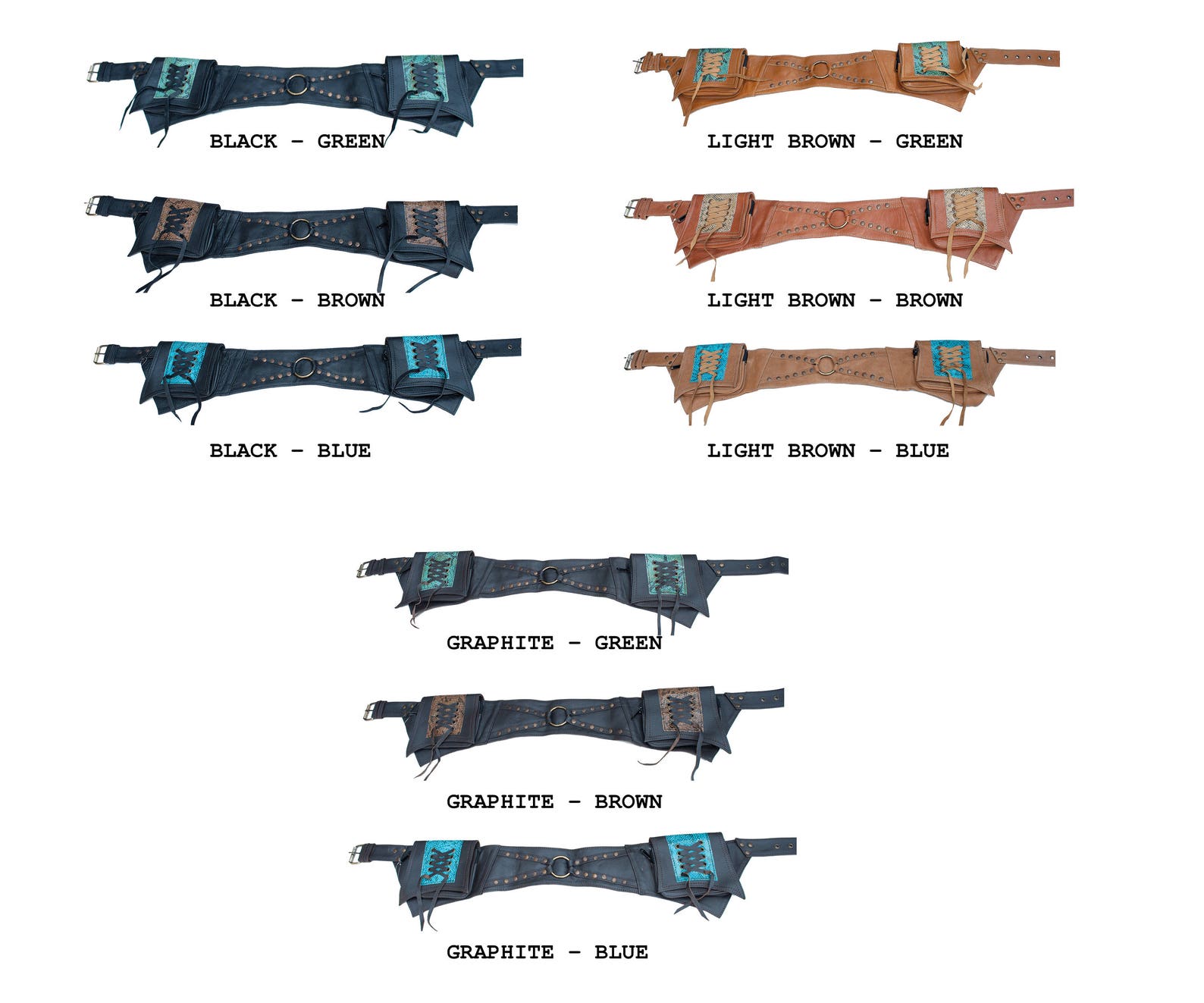 Leather Utility Belt Perfect for Travel and Festivals. Etsy