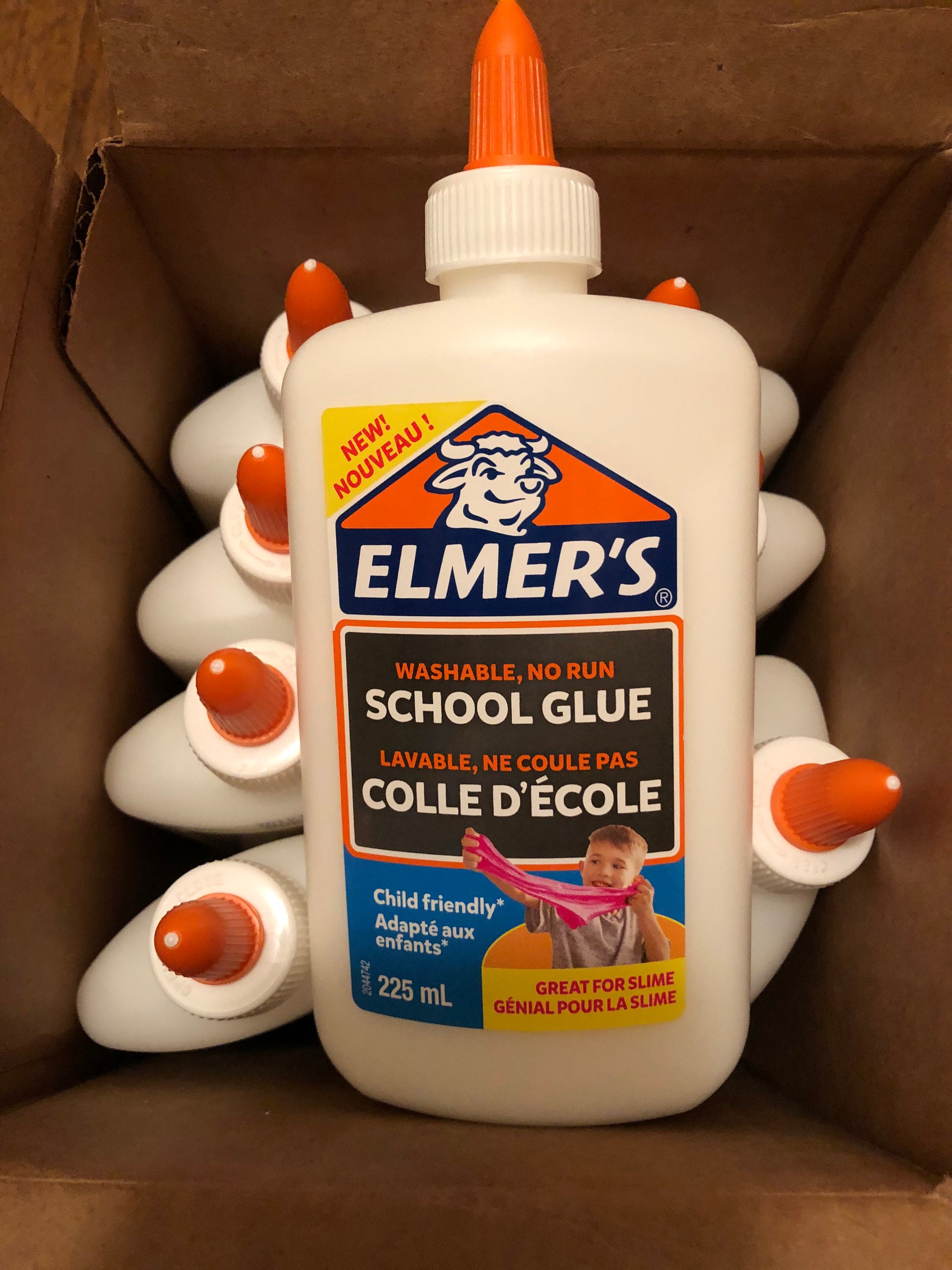 Elmers School Glue, Washable, No Run