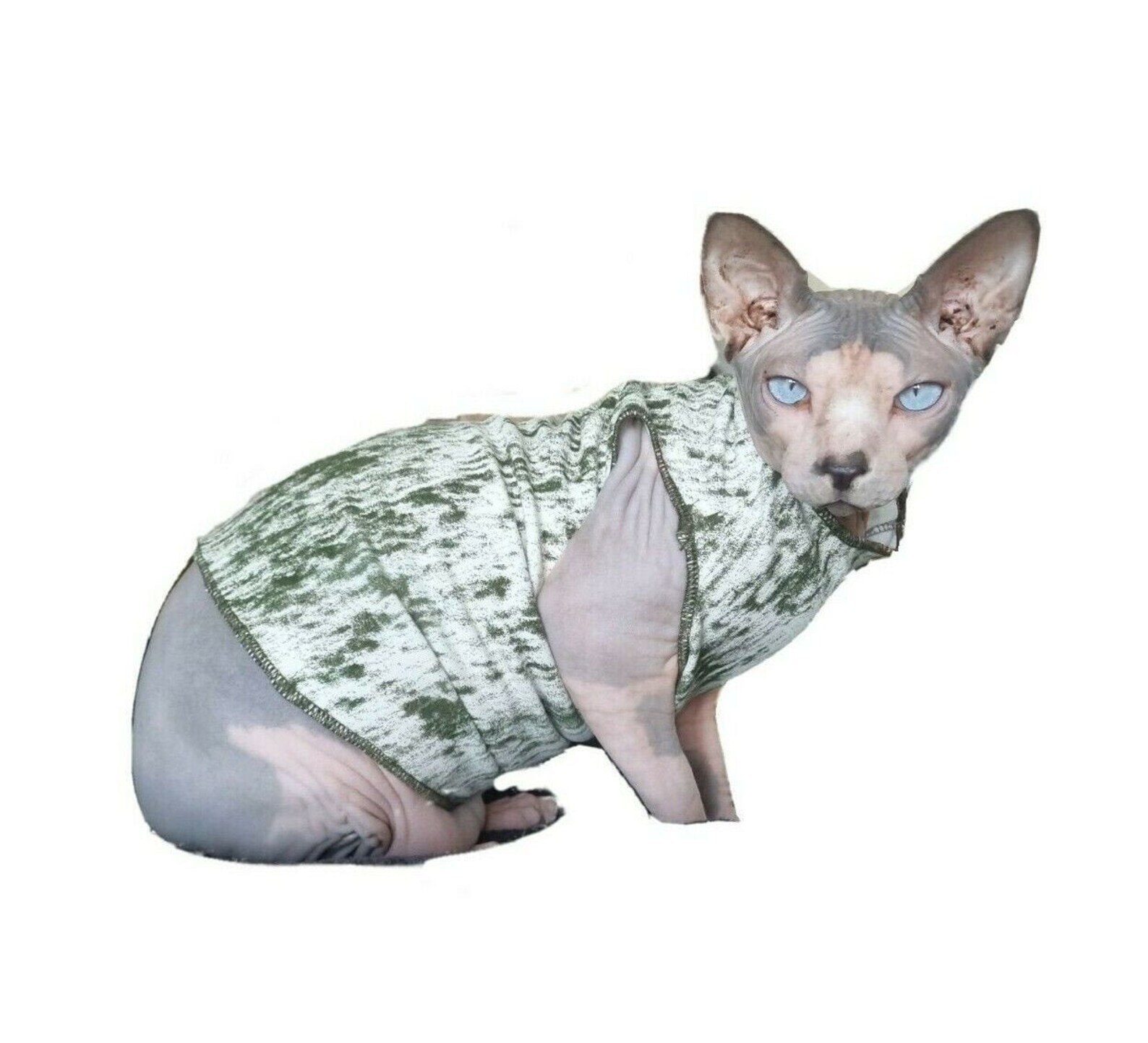 Large adult ARMY clothes for a Sphynx cat Sphynx cat clothes Etsy