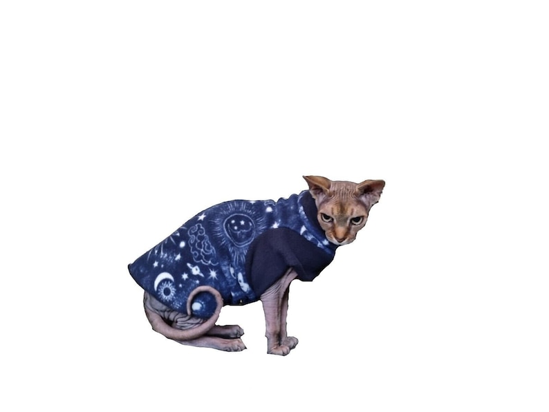 Sizes COSMOS, Clothes for Sphynx Cat Clothes for a Cat, Cat Coat, Top